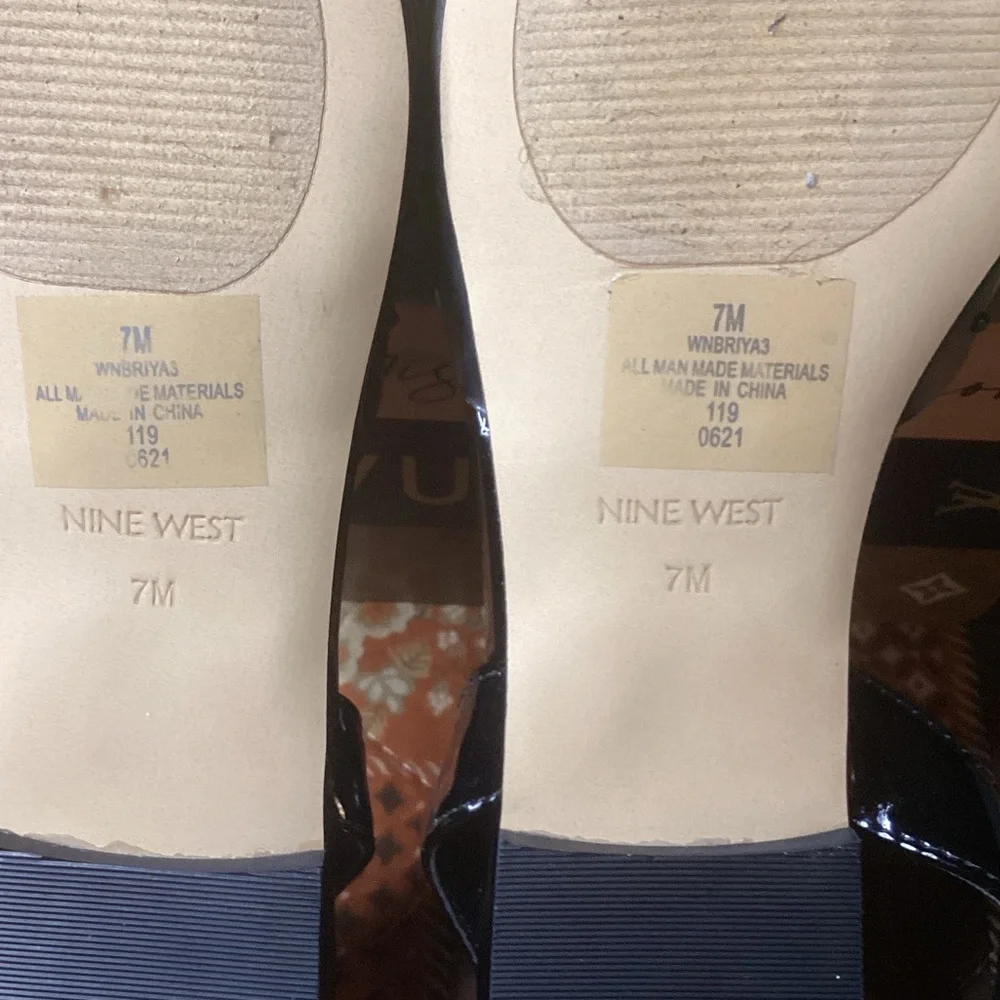 Nine West Briya Pointy Toe Flats Ballet Size 7M - Picture 10 of 14